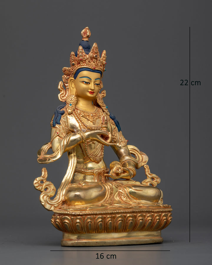 Vajrasattva: The Purifier in Gold Gilded Splendor