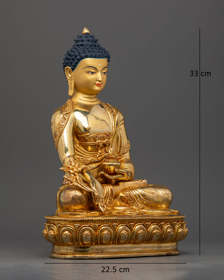 Medicine Buddha Statue - Healing Presence for Spiritual Wellness