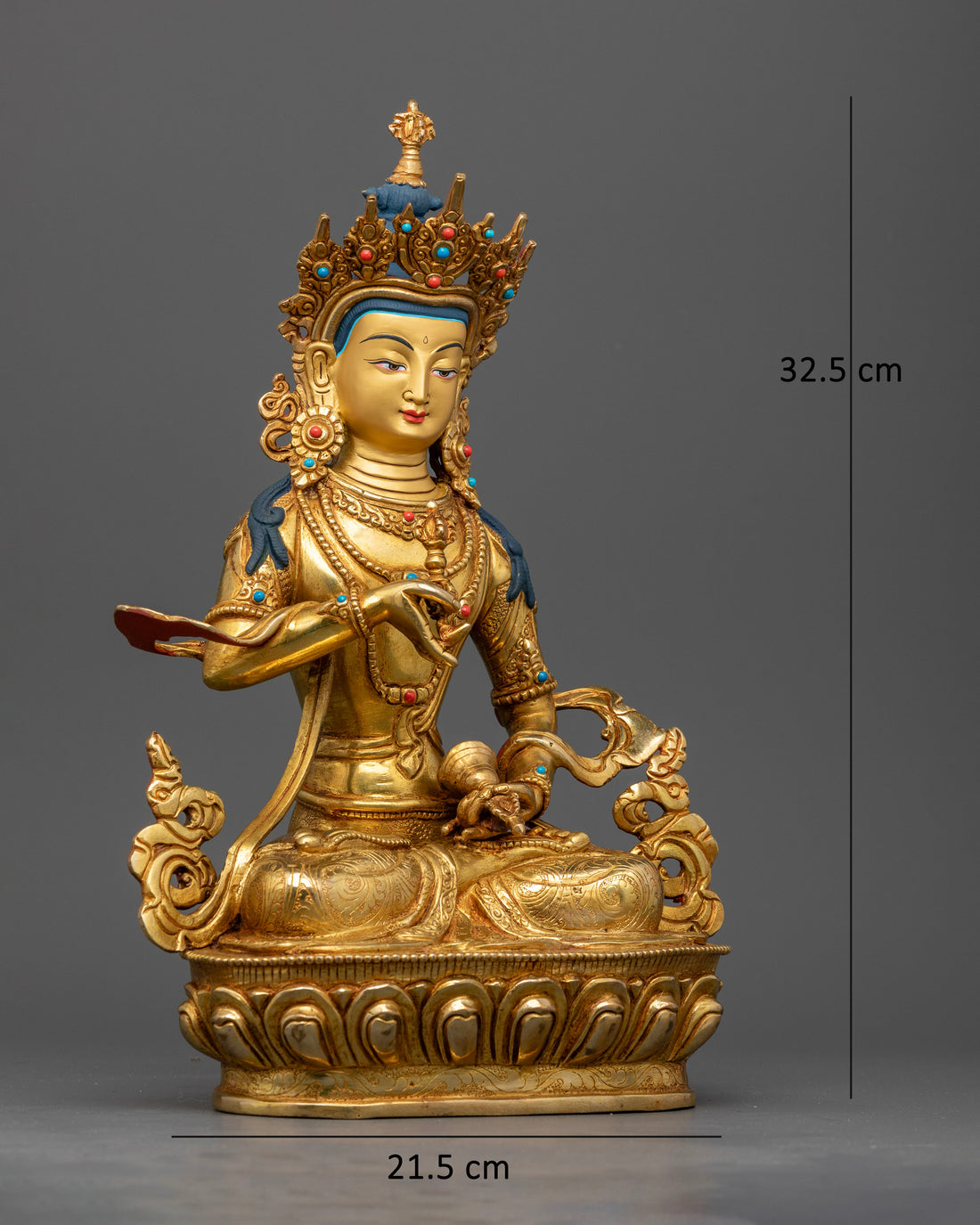 Handcrafted Vajrasattva Sculpture - Symbol of Spiritual Cleansing and Transformation