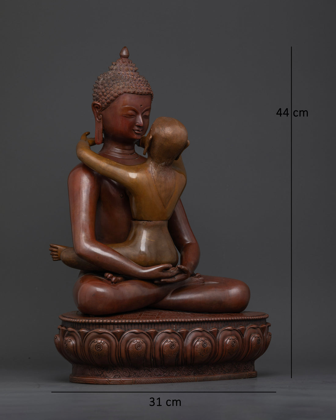 Elevate Your Space with a Samantabhadra and Consort Statue - Symbol of Unity and Harmony