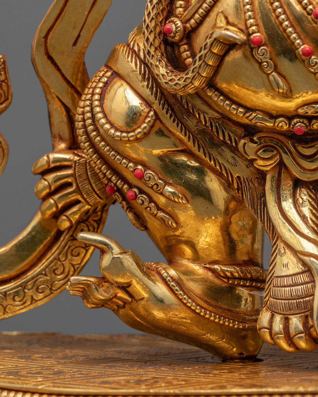 Fierce Vajrapani Statue | Handmade Guardian Deity