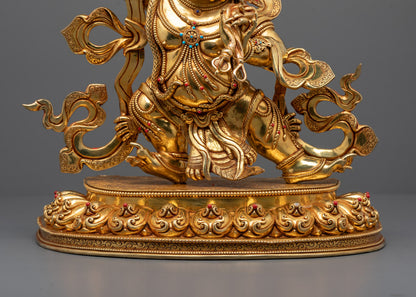 Fierce Vajrapani Statue | Handmade Guardian Deity