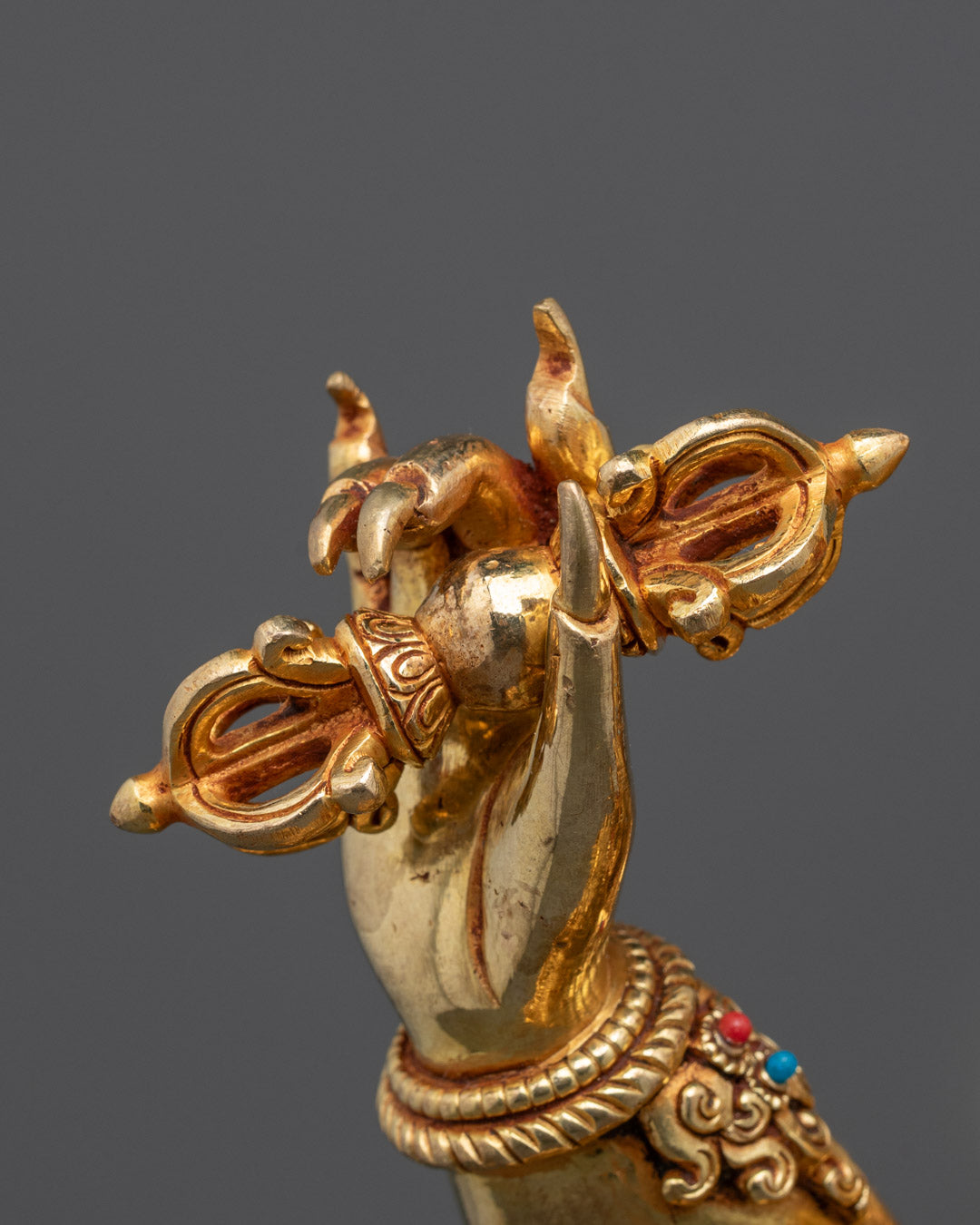 Fierce Vajrapani Statue | Handmade Guardian Deity
