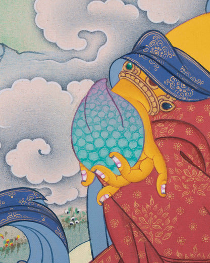 Dzambhala Thangka  Print Art