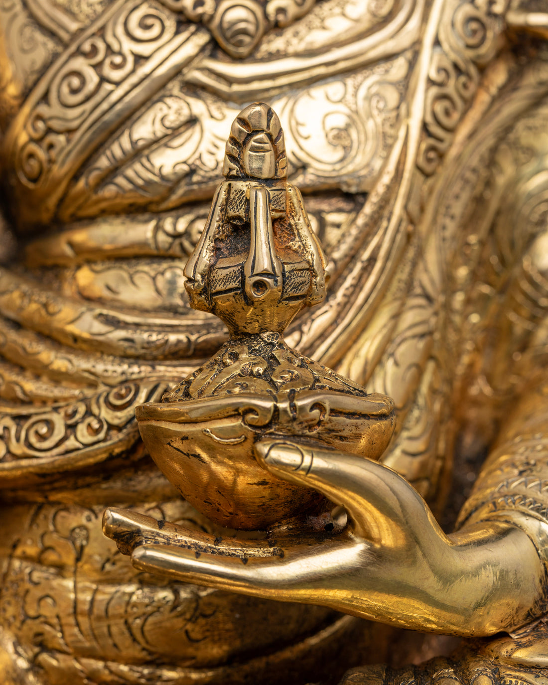 The Sacred Protector: Guru Rinpoche Statue