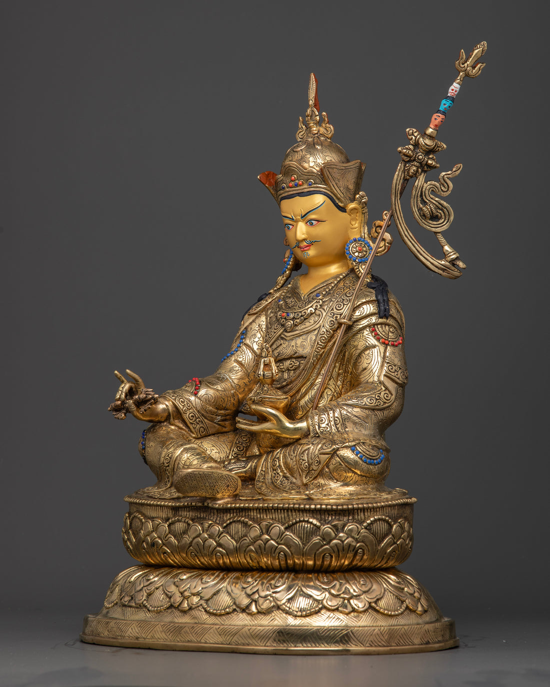 The Sacred Protector: Guru Rinpoche Statue