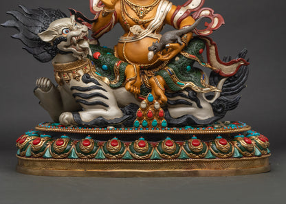 Handpainted Namtoshe Statue | Buddhist Spiritual Artwork