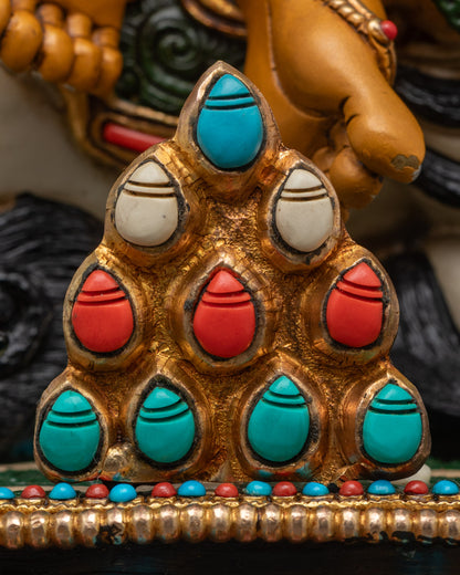 Handpainted Namtoshe Statue | Buddhist Spiritual Artwork