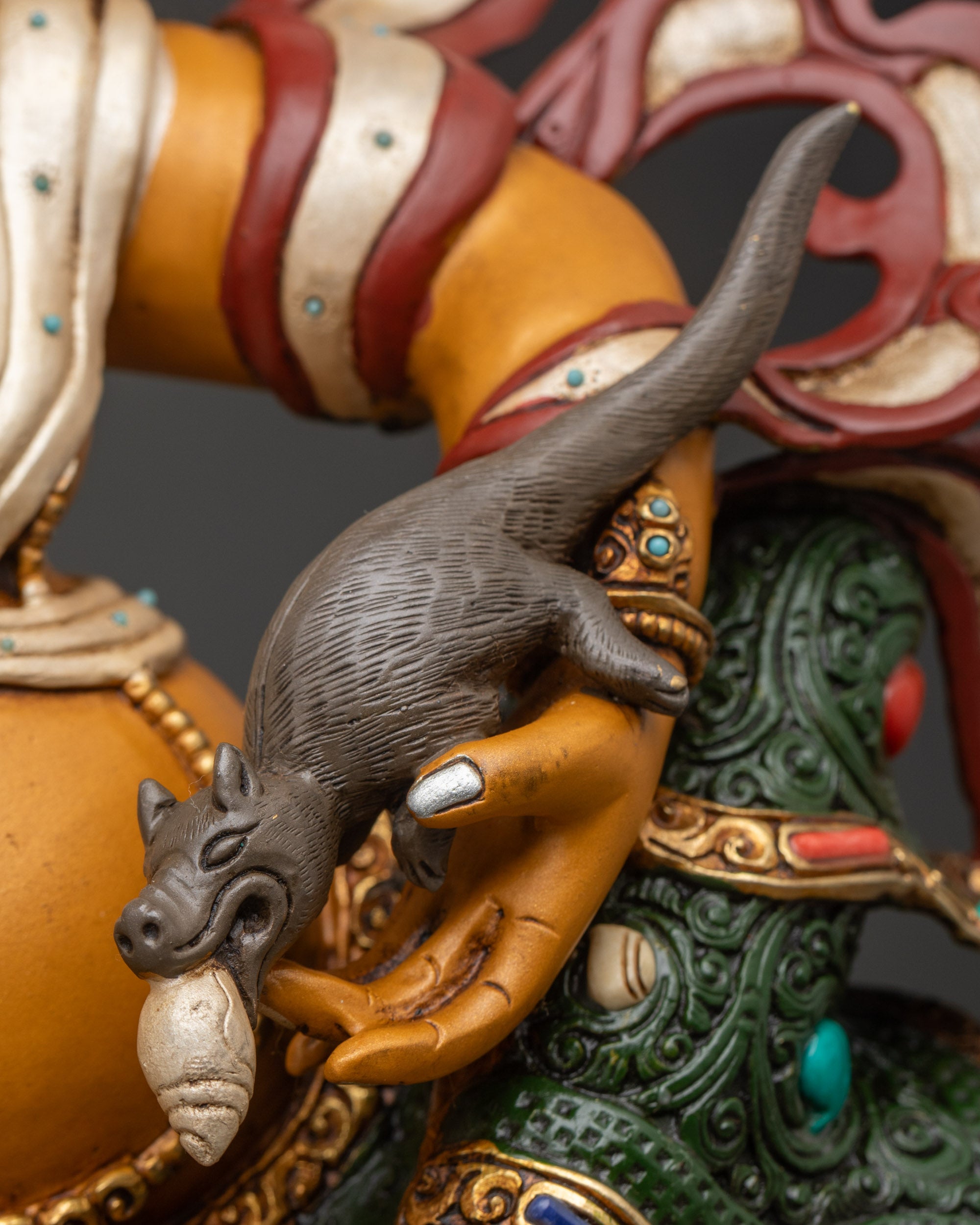 Handpainted Namtoshe Statue | Buddhist Spiritual Artwork