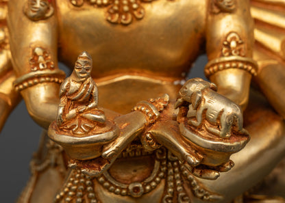 Handmade Hevajra Statue: Ideal for Devotional Spaces