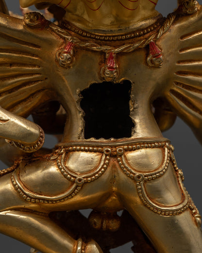 Handmade Hevajra Statue: Ideal for Devotional Spaces