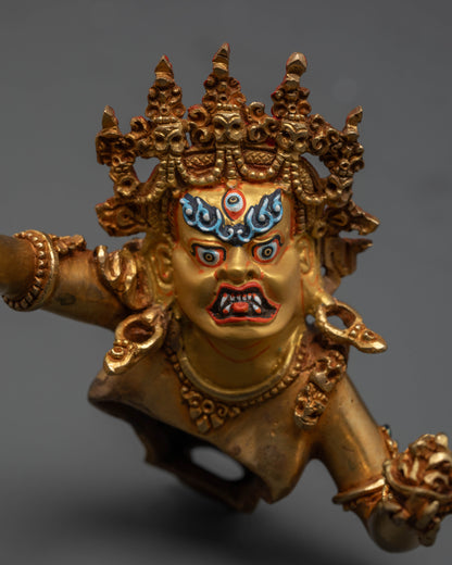 Handmade Hevajra Statue: Ideal for Devotional Spaces