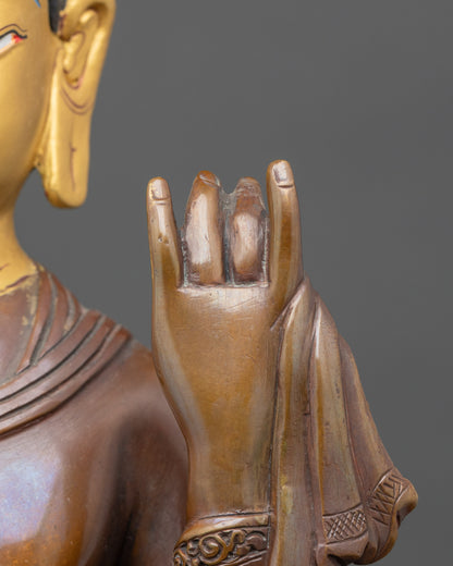 Standing Maitreya Buddha Sculpture | Handcrafted Spiritual Decor