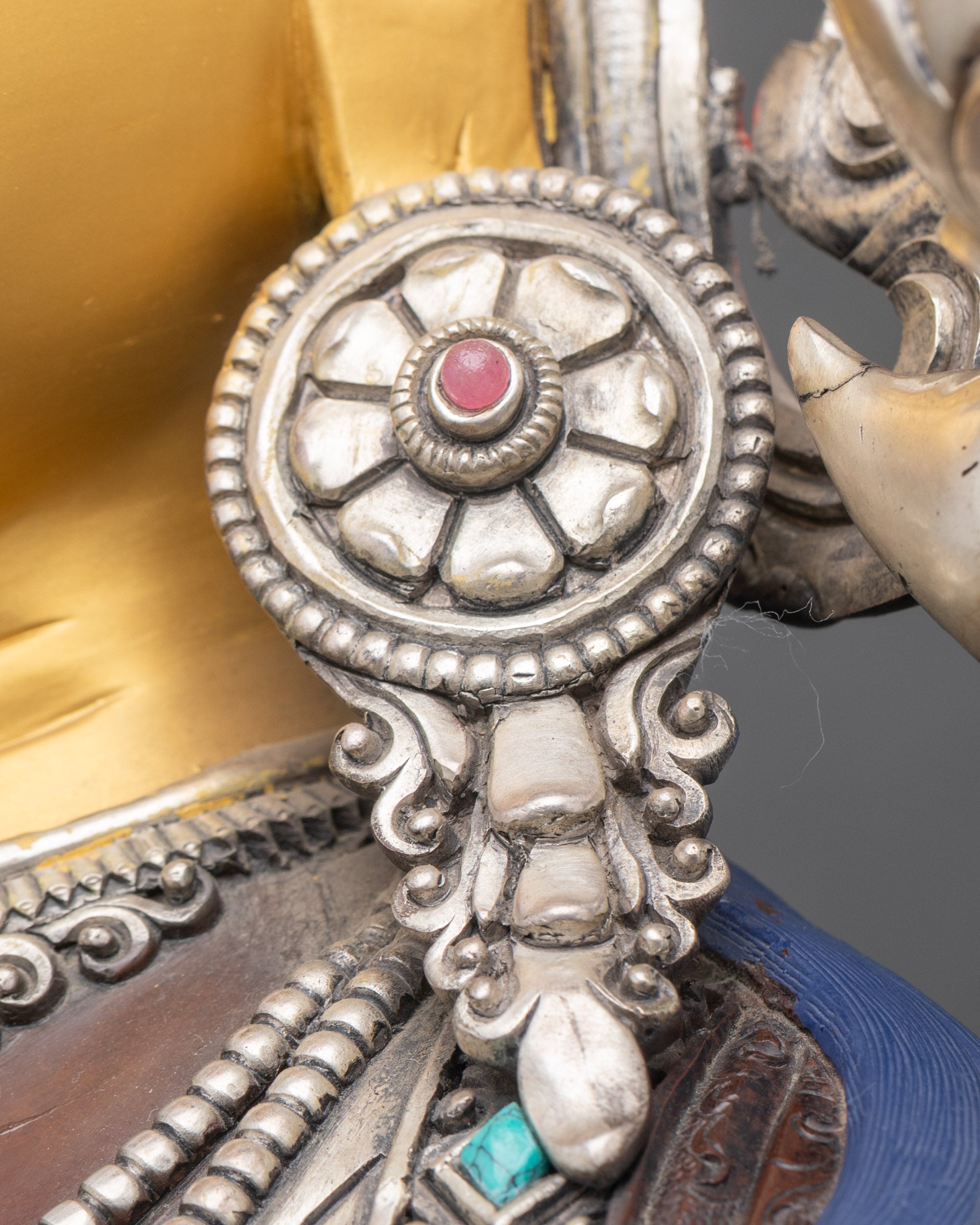 Oxidized Green Tara Statue – Tibetan Deity for Blessings and Peace