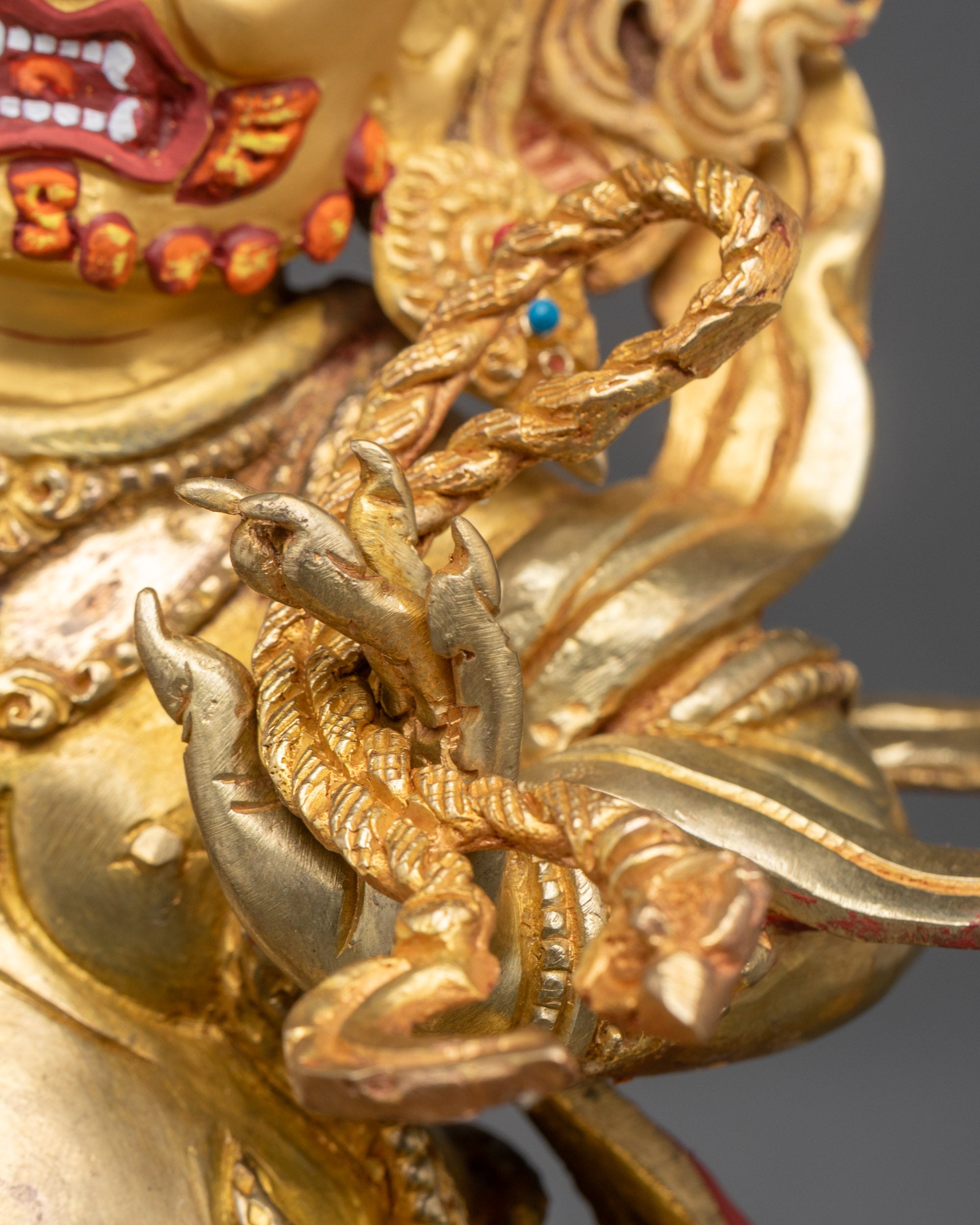 Vajrapani Statue | Buddhist Wrathful Guardian with Vajra