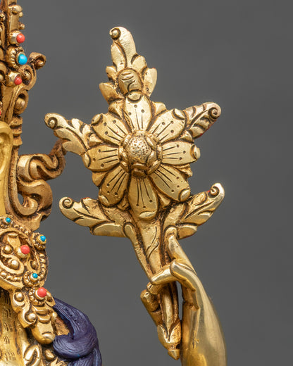 Chenrezig Meditation Statue | Four-Armed Bodhisattva of Compassion