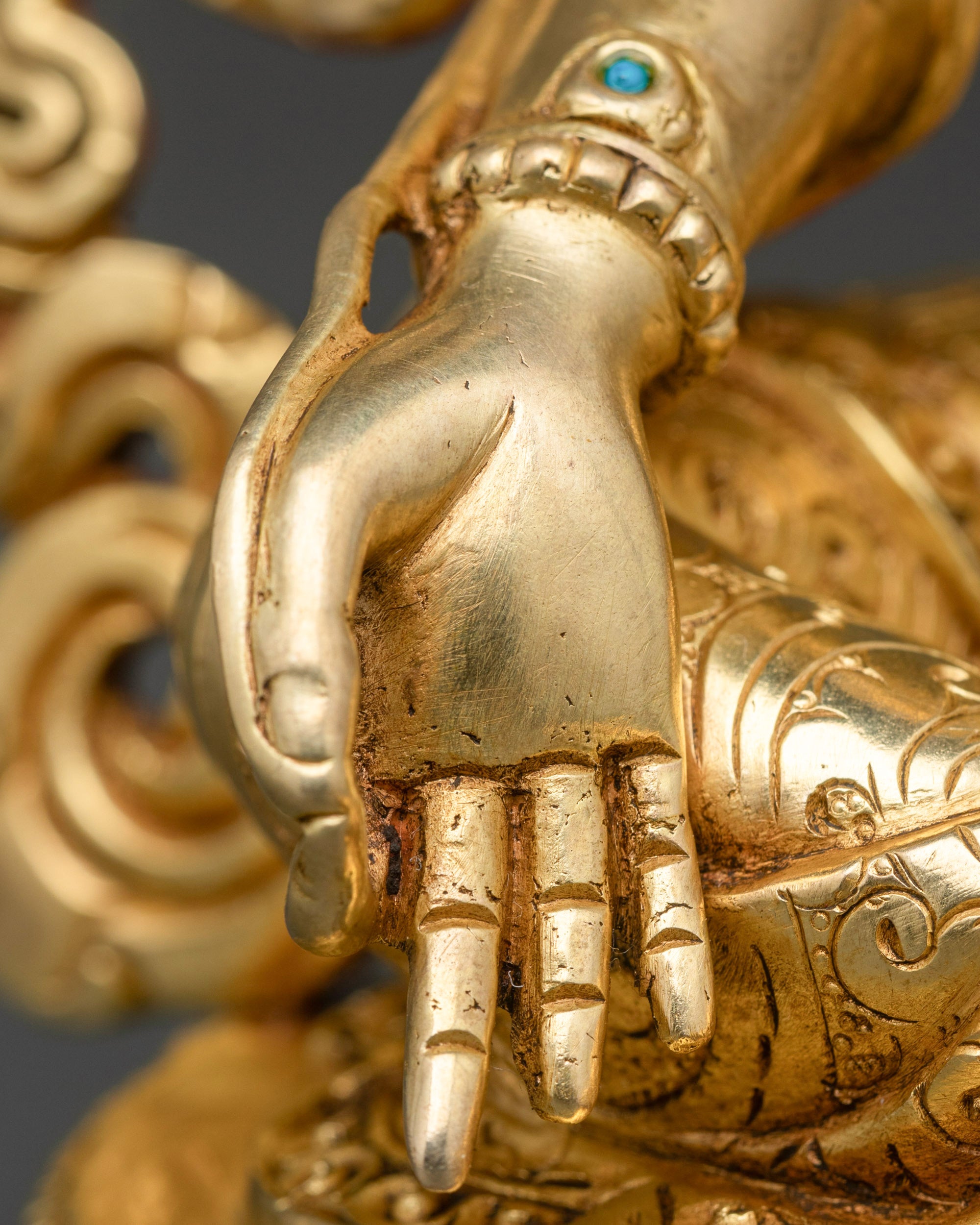 Green Tara Meditation Statue | Goddess of Compassion Sculpture