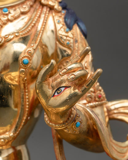 Awaken Blessings with Dukar Statue | Traditional Buddhist Sculpture