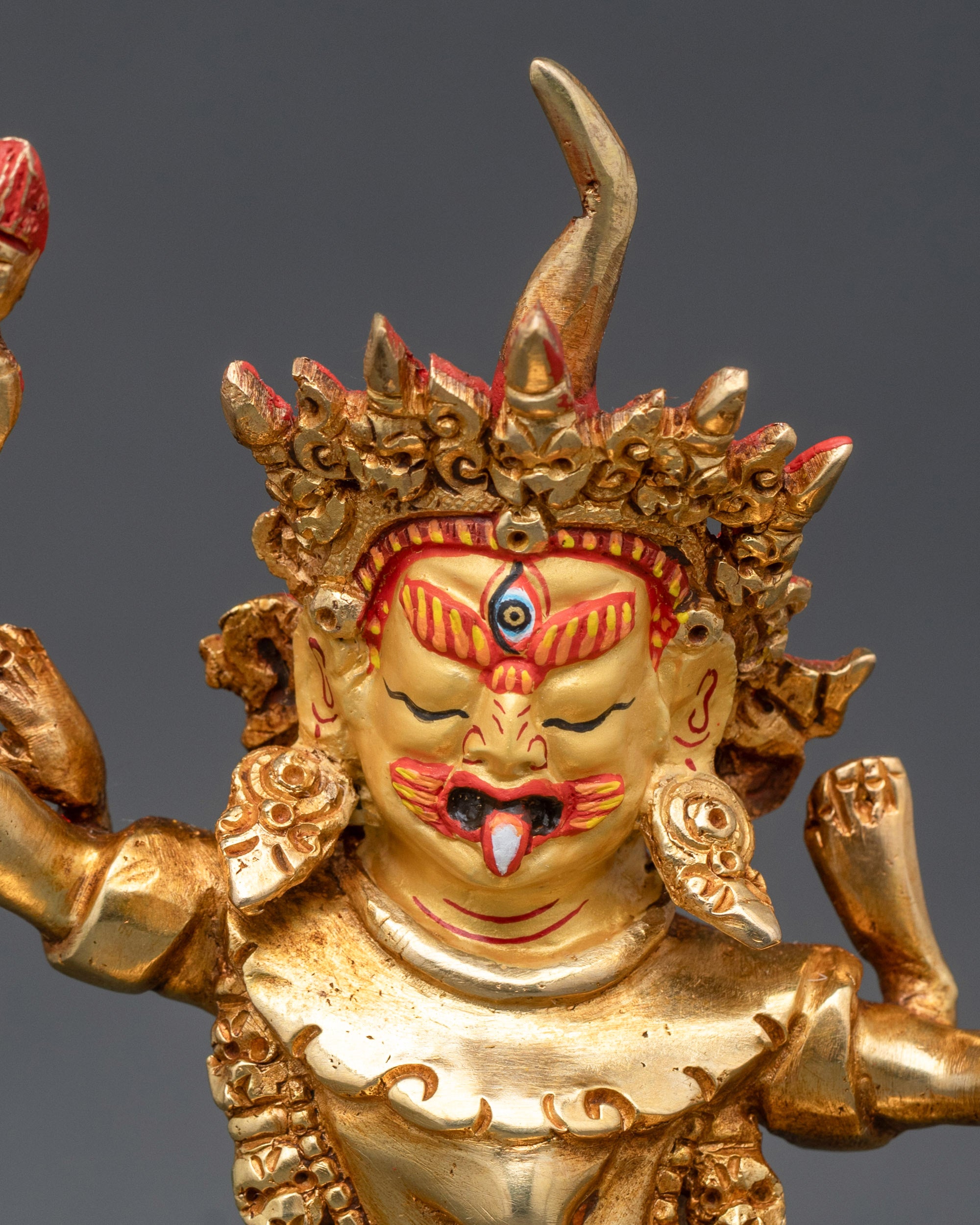Ekajati Trio Set Statue - Himalayan Buddhist Protector Deities
