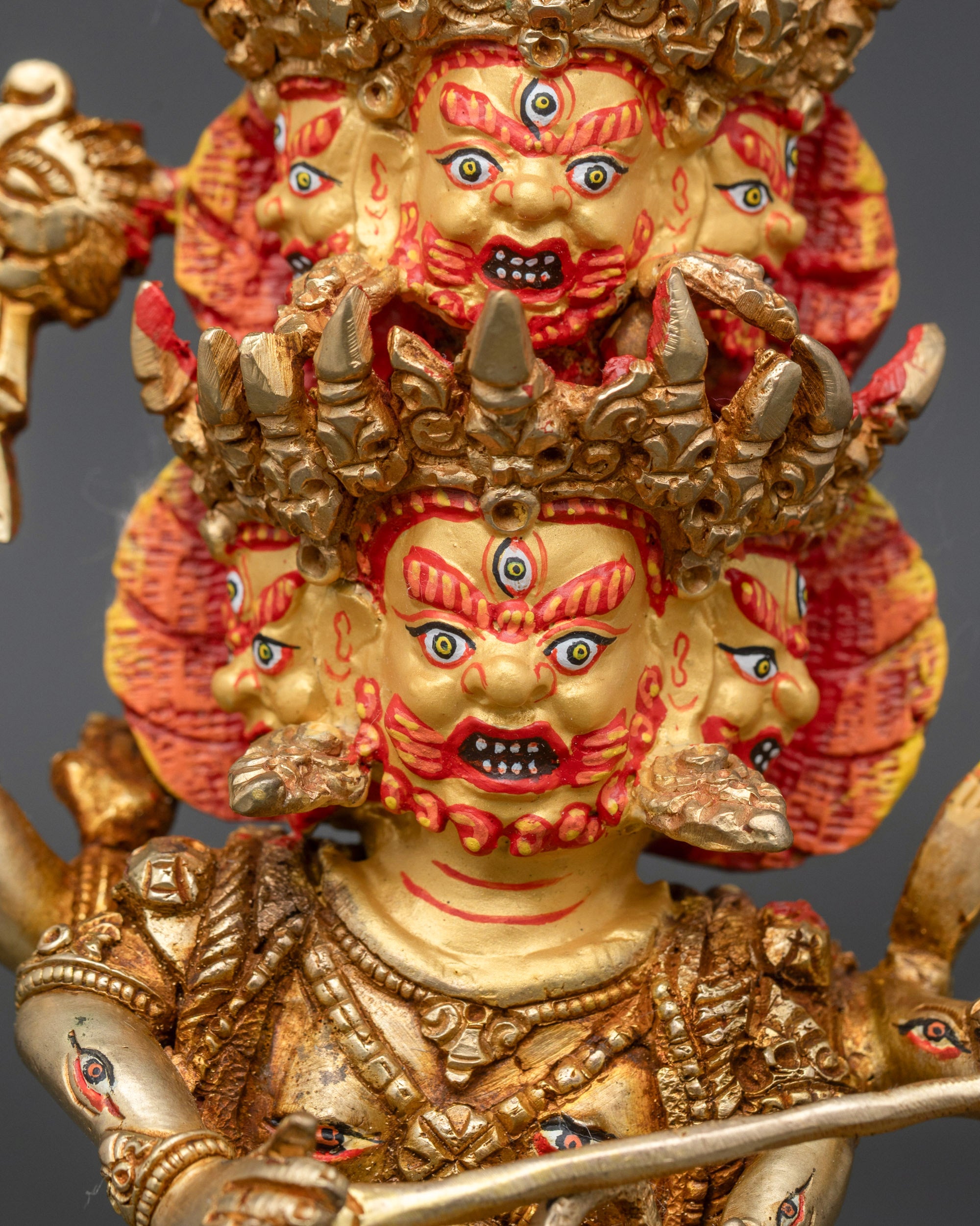 Ekajati Trio Set Statue - Himalayan Buddhist Protector Deities