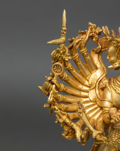 Tibetan Kalachakra – Meditation and Spiritual Protection Sculpture