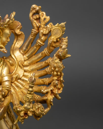 Tibetan Kalachakra – Meditation and Spiritual Protection Sculpture