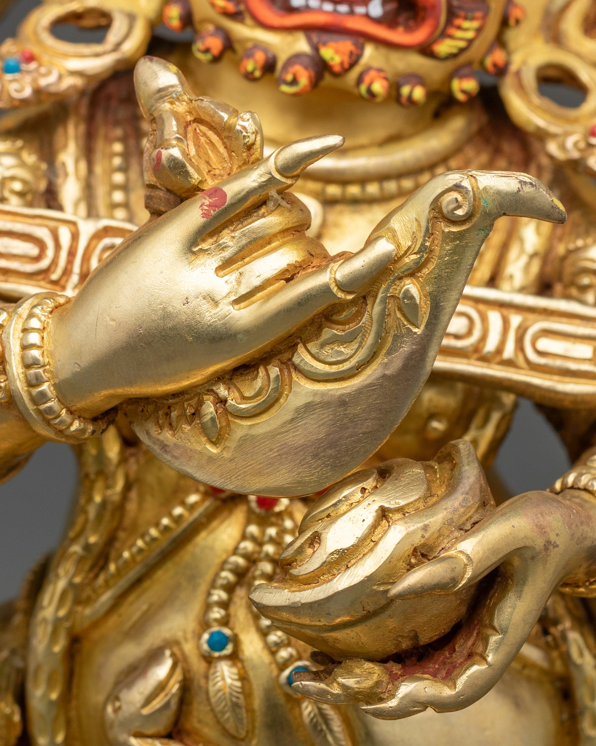 Wrathful Sakya Mahakala Statue | Tantric Buddhist Protector