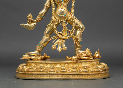 Authentic Vajrayogini Statue | Tibetan Tantric Goddess Figurine