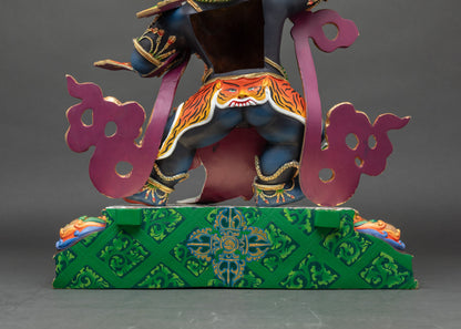 Wrathful Vajrapani – Spiritual Power & Protection Sculpture