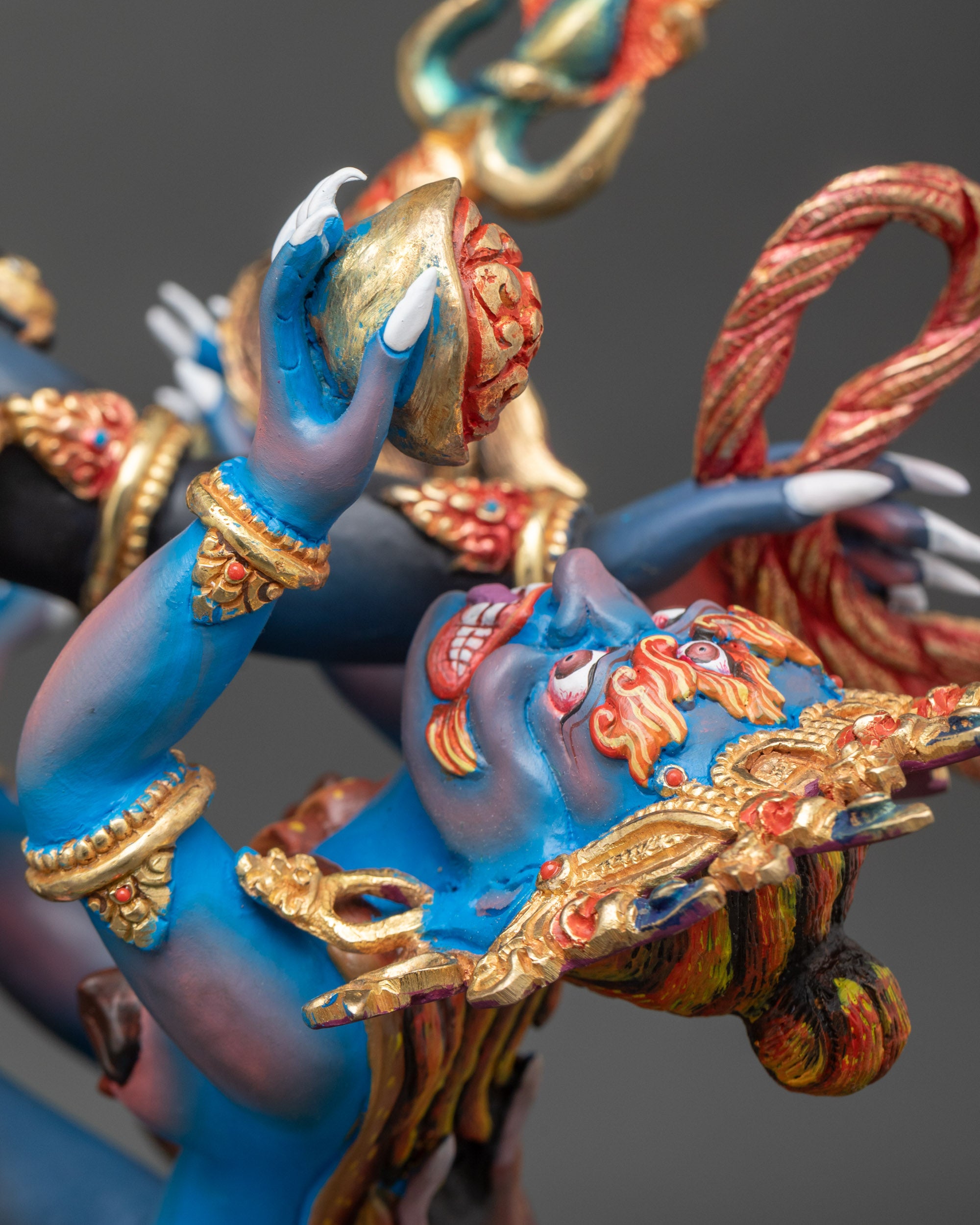 Wrathful Yamantaka Vajrabhairava Statue | God of Death