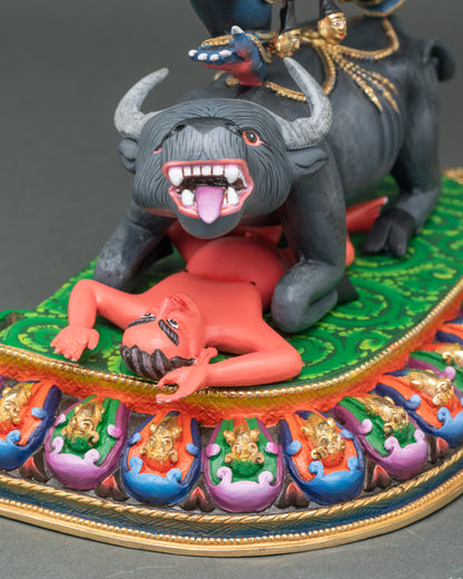 Wrathful Yamantaka Vajrabhairava Statue | God of Death