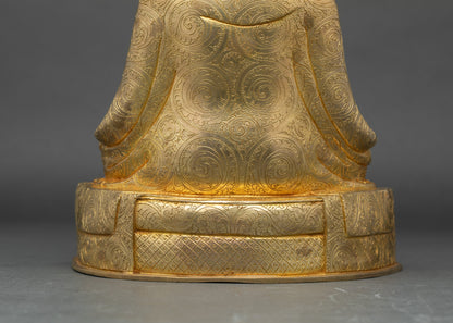 1st Karmapa Dusum Khyenpa Statue – Tibetan Meditation Master