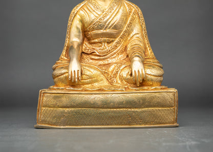 2nd Karmapa Karma Pakshi – Handmade Tibetan Guru Sculpture