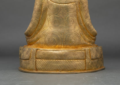2nd Karmapa Karma Pakshi – Handmade Tibetan Guru Sculpture