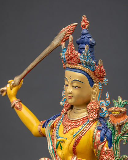 Manjushree Statue –  Buddhist Deity of Transcendent Wisdom