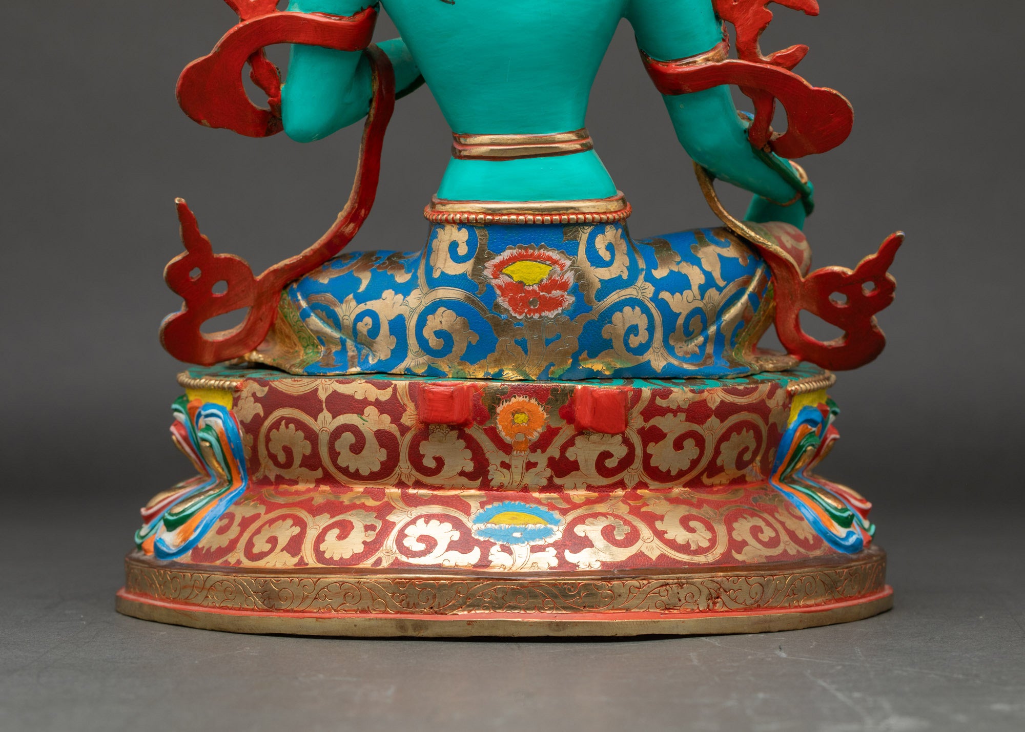 Handcrafted Green Tara Statue – Goddess of Compassion and Protection