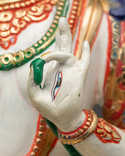 White Tara Statue – Spiritual Healing and Blessings Decor