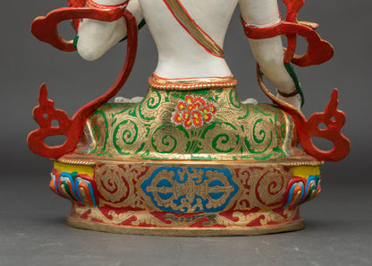 White Tara Statue – Spiritual Healing and Blessings Decor