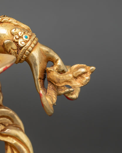 Shadbhuja Mahakala Statue | Handicrafted Nepalese Sculptures