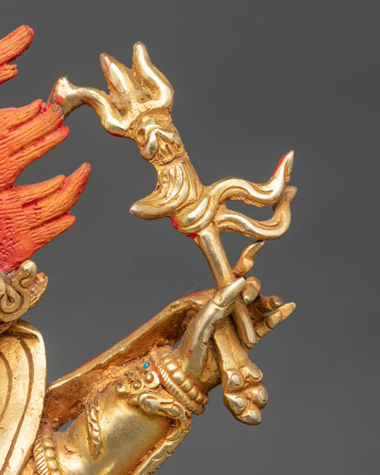 Shadbhuja Mahakala Statue | Handicrafted Nepalese Sculptures