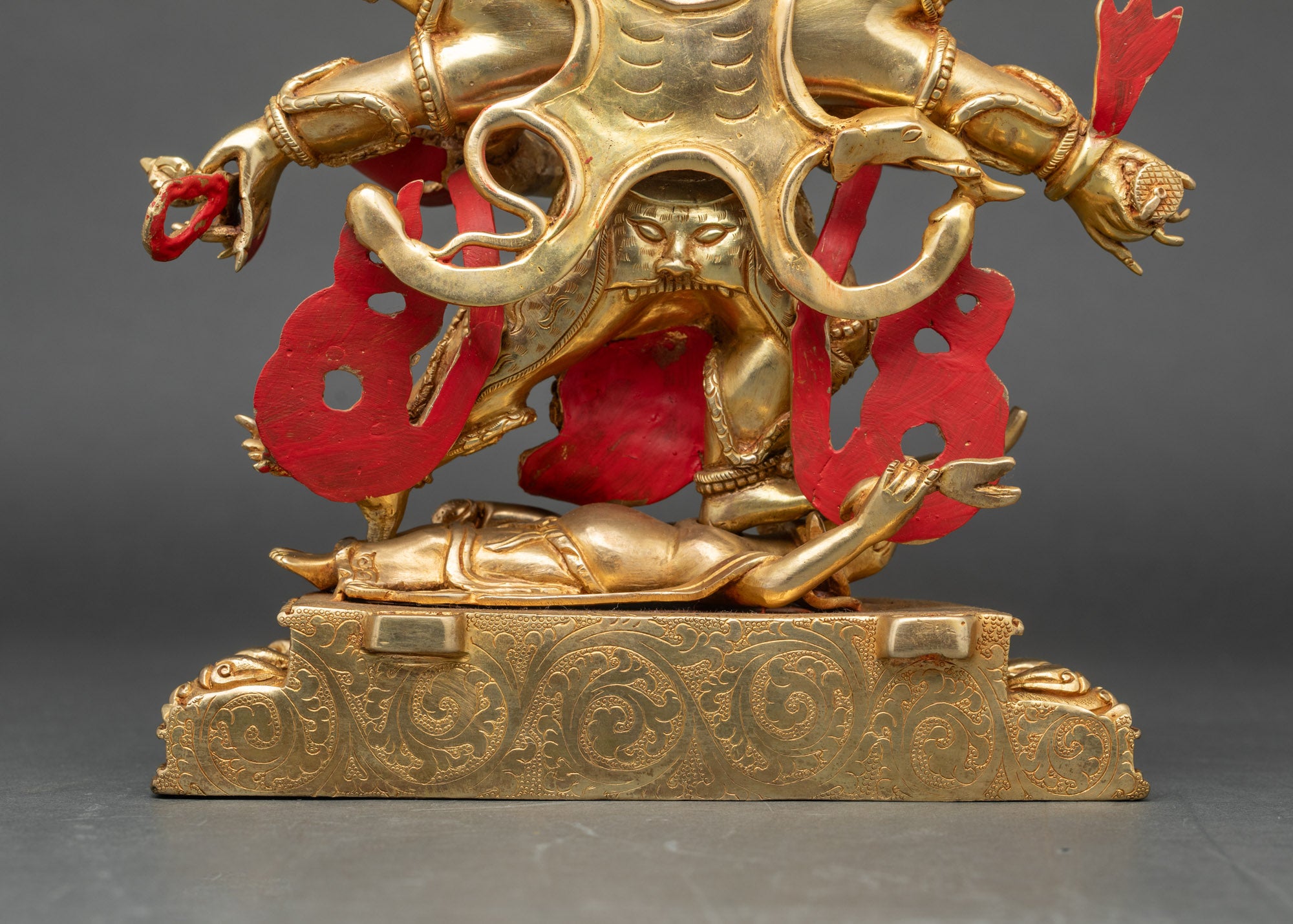 Shadbhuja Mahakala Statue | Handicrafted Nepalese Sculptures