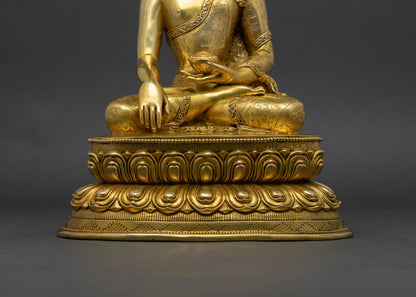 Shakyamuni Buddha Statue – Traditional Himalayan Art