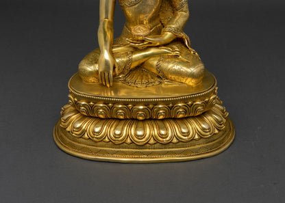 Shakyamuni Buddha Statue – Traditional Himalayan Art