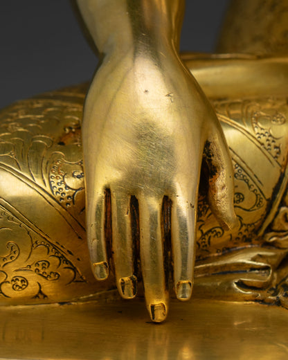 Shakyamuni Buddha Statue – Traditional Himalayan Art
