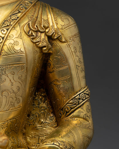Shakyamuni Buddha Statue – Traditional Himalayan Art