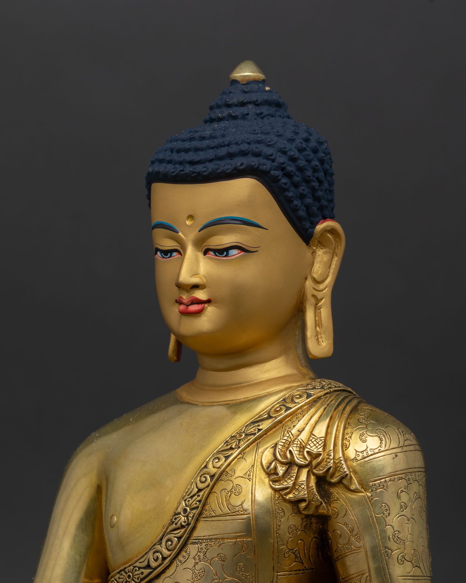 Shakyamuni Buddha Statue – Traditional Himalayan Art