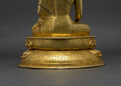 Shakyamuni Buddha Statue – Traditional Himalayan Art