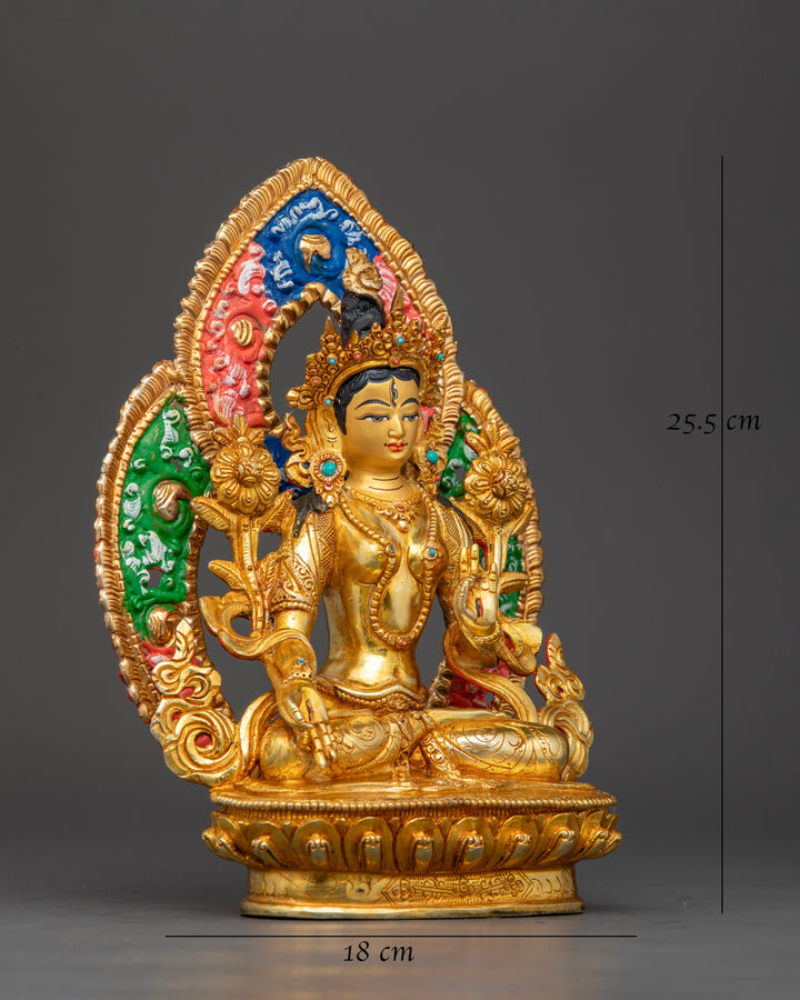 White Tara Goddess Statue