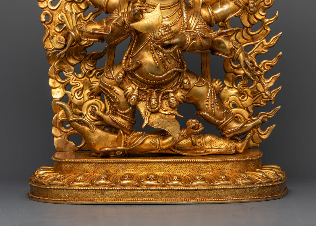 Six-Armed Mahakala: Guardian of Wisdom and Protector of Devotees