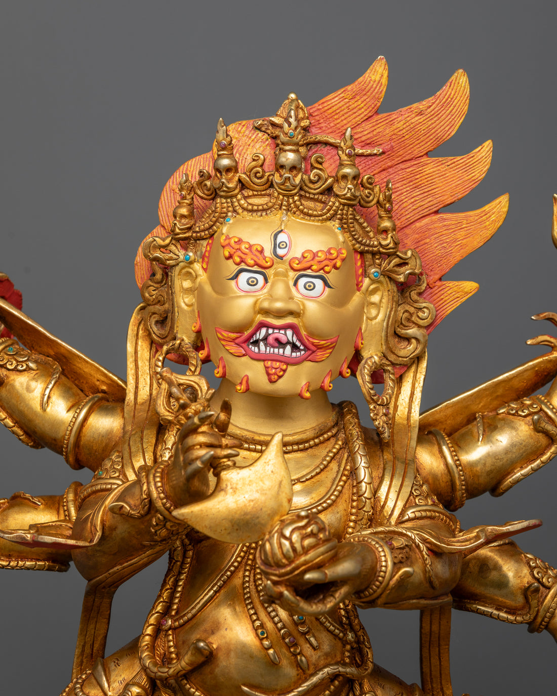 Six-Armed Mahakala: Guardian of Wisdom and Protector of Devotees